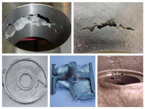 Defects in zinc die casting