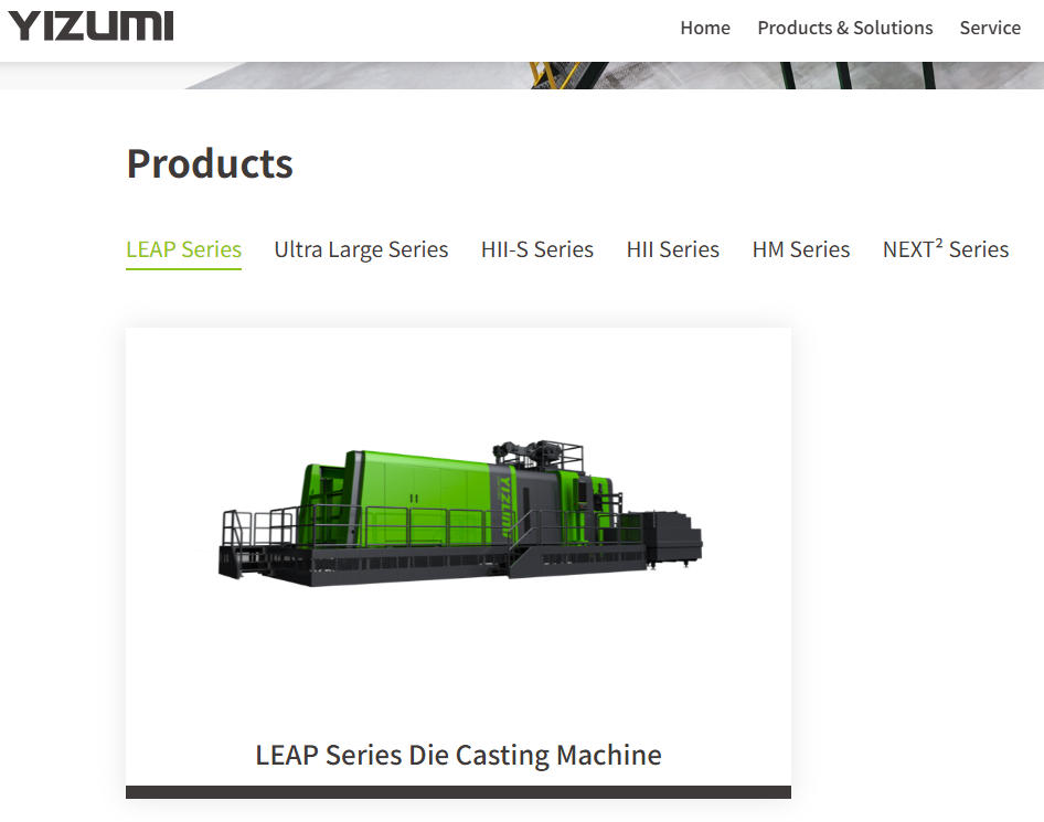 yizumi die casting machine