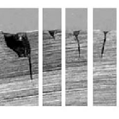 Thermal fatigue crack damage failure