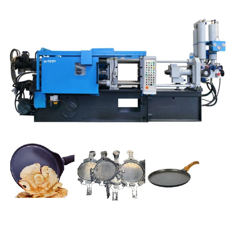 Aluminium alloy cookware fring pan die casting machine