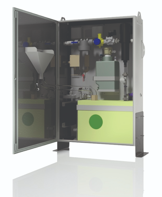 Components of release agent mixer