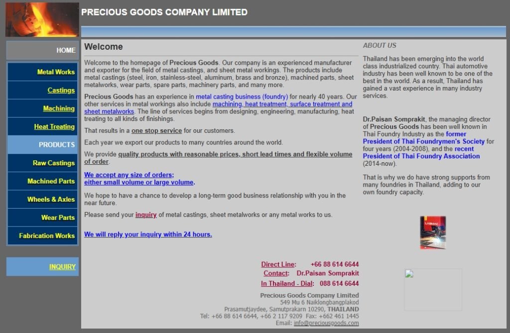 Precious Goods Company Ltd.