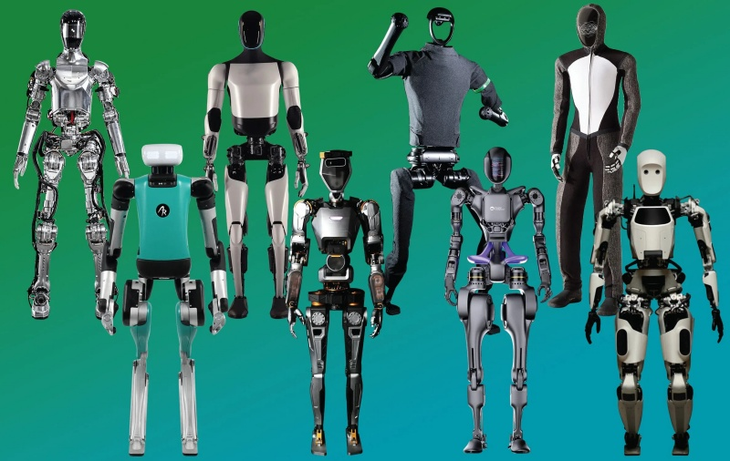 Humanoid robots die-casting