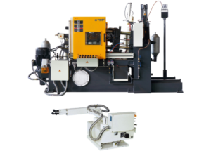 Automated die casting with robot